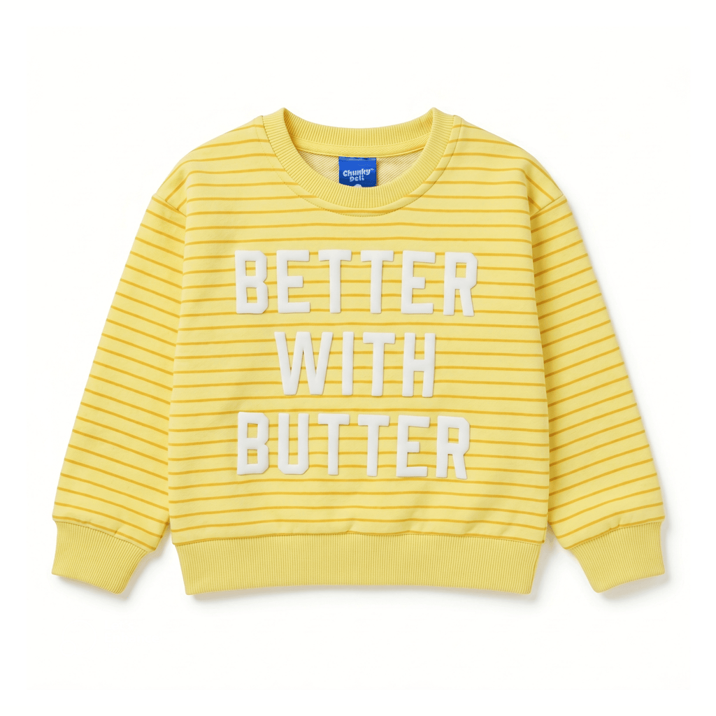 Better with Butter Kids Crewneck Sweater