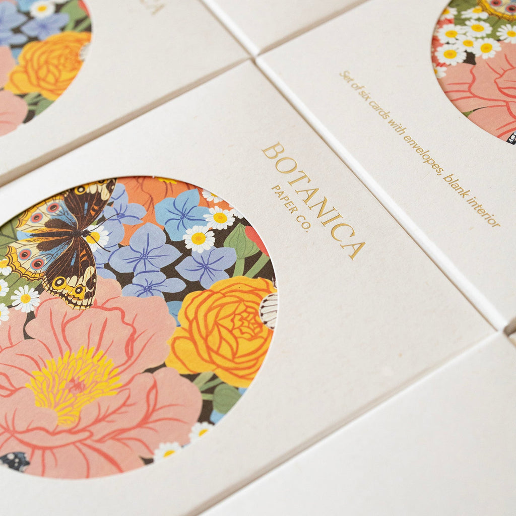 GARDEN FLORA, GREETING CARD SET