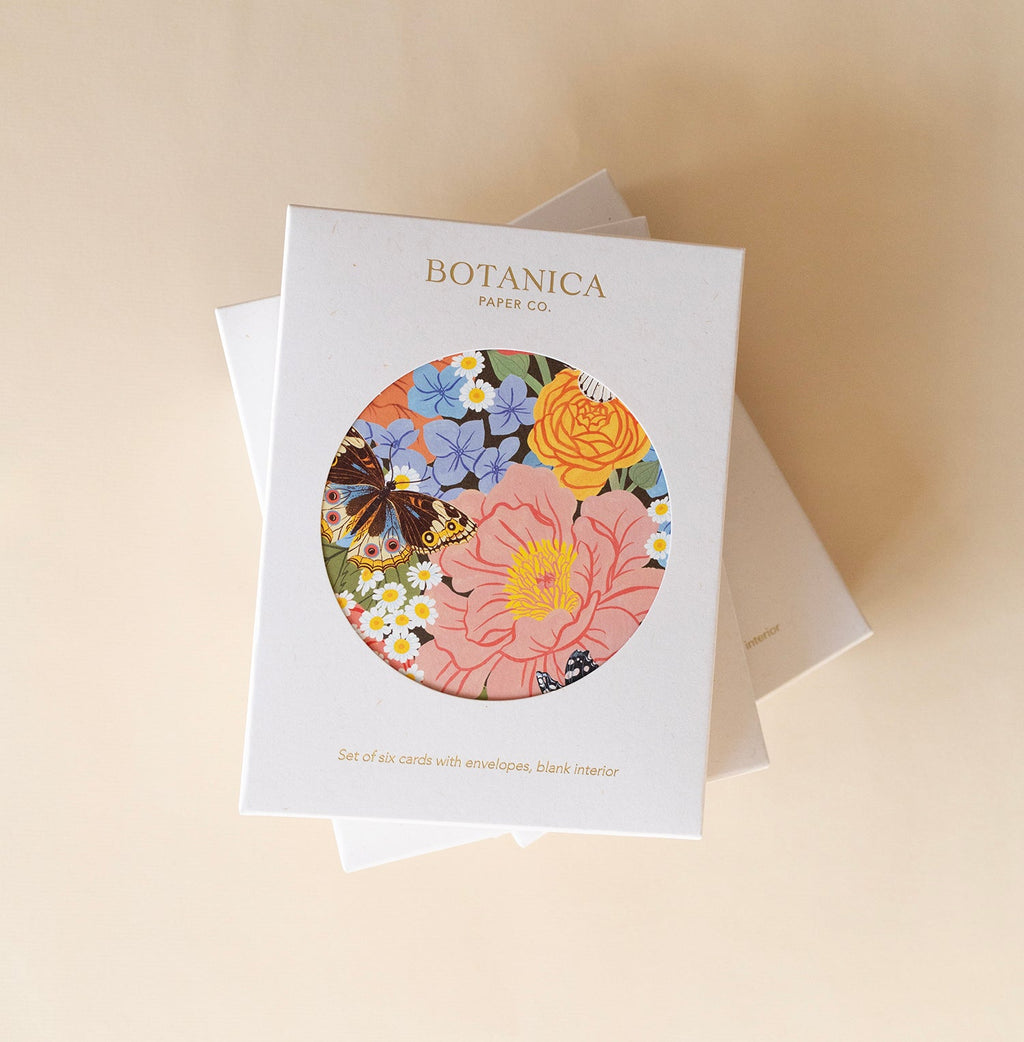 GARDEN FLORA, GREETING CARD SET