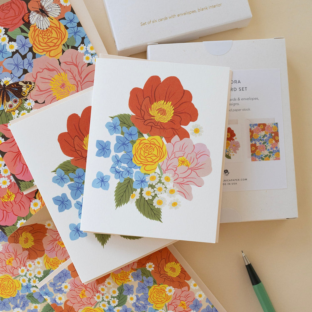 GARDEN FLORA, GREETING CARD SET