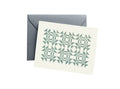 Cozy Quilt Letterpress Greeting Card | Quilting Card