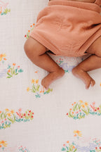 Garden Goose Crib Sheet