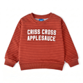 Criss Cross Applesauce Kids Crewneck Sweater