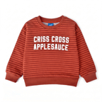 Criss Cross Applesauce Kids Crewneck Sweater