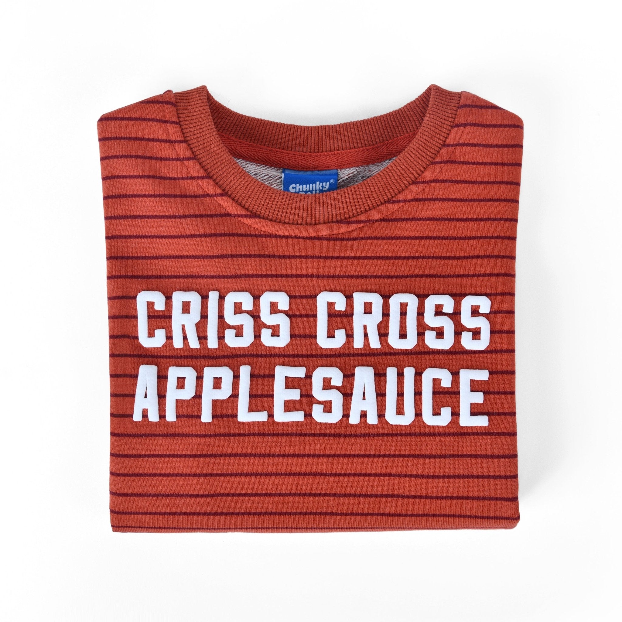 Criss Cross Applesauce Kids Crewneck Sweater