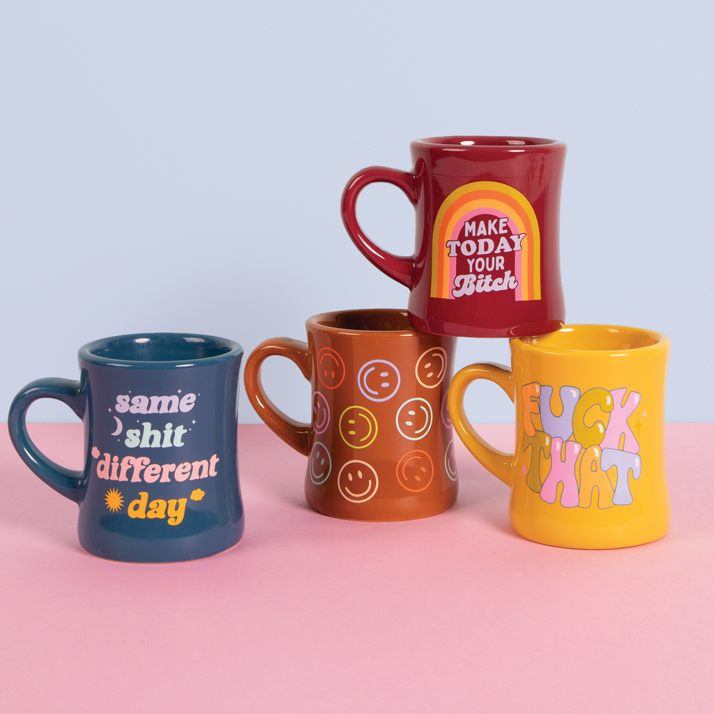 Smiley Diner Mug