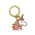 Unicorn Enamel Keychain