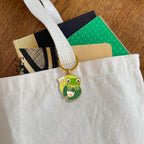 Frog Enamel Keychain