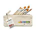Watercolor Travel Set | Bamboo Case, Brushes, & Paper Pad