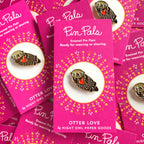 Otter Love Enamel Pin