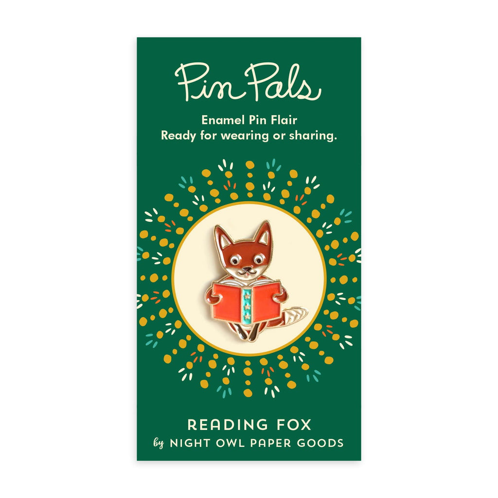 Reading Fox Enamel Pin