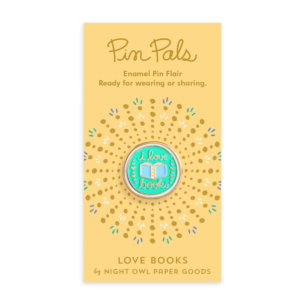 Love Books Enamel Pin