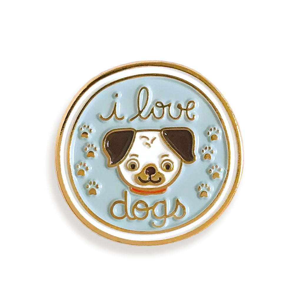 Love Dogs Enamel Pin