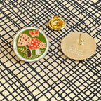Mushrooms Enamel Pin