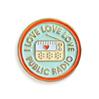 Public Radio Enamel Pin