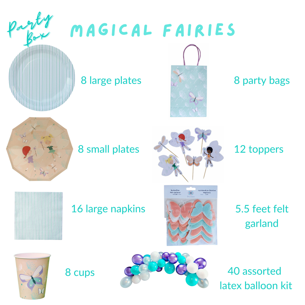 Magical Fairies Party Supplies in a Box