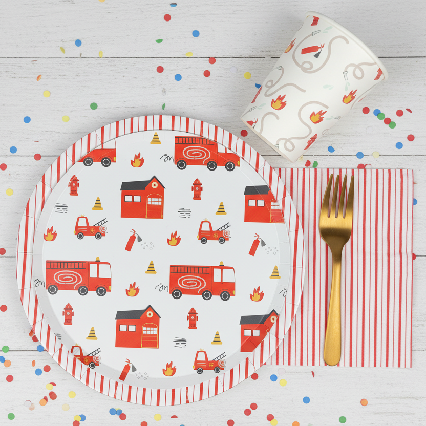Firetruck Party Supplies in a Box