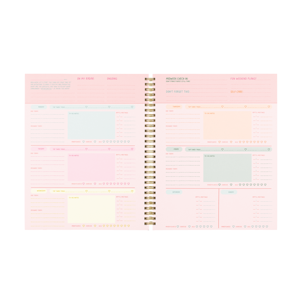 Undated Perpetual Goal Setting Planner
