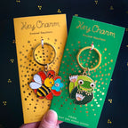 Frog Enamel Keychain