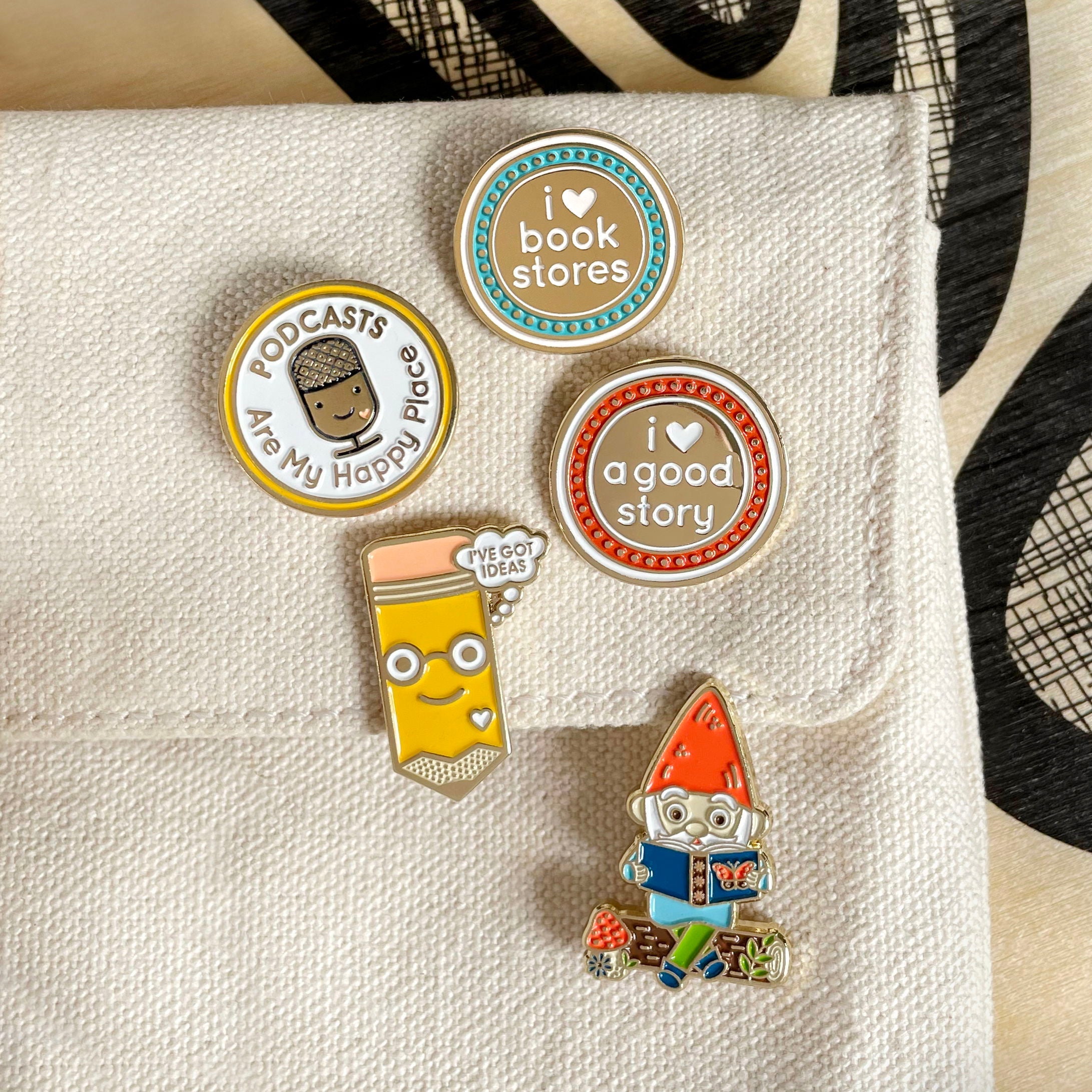 Book Stores Enamel Pin