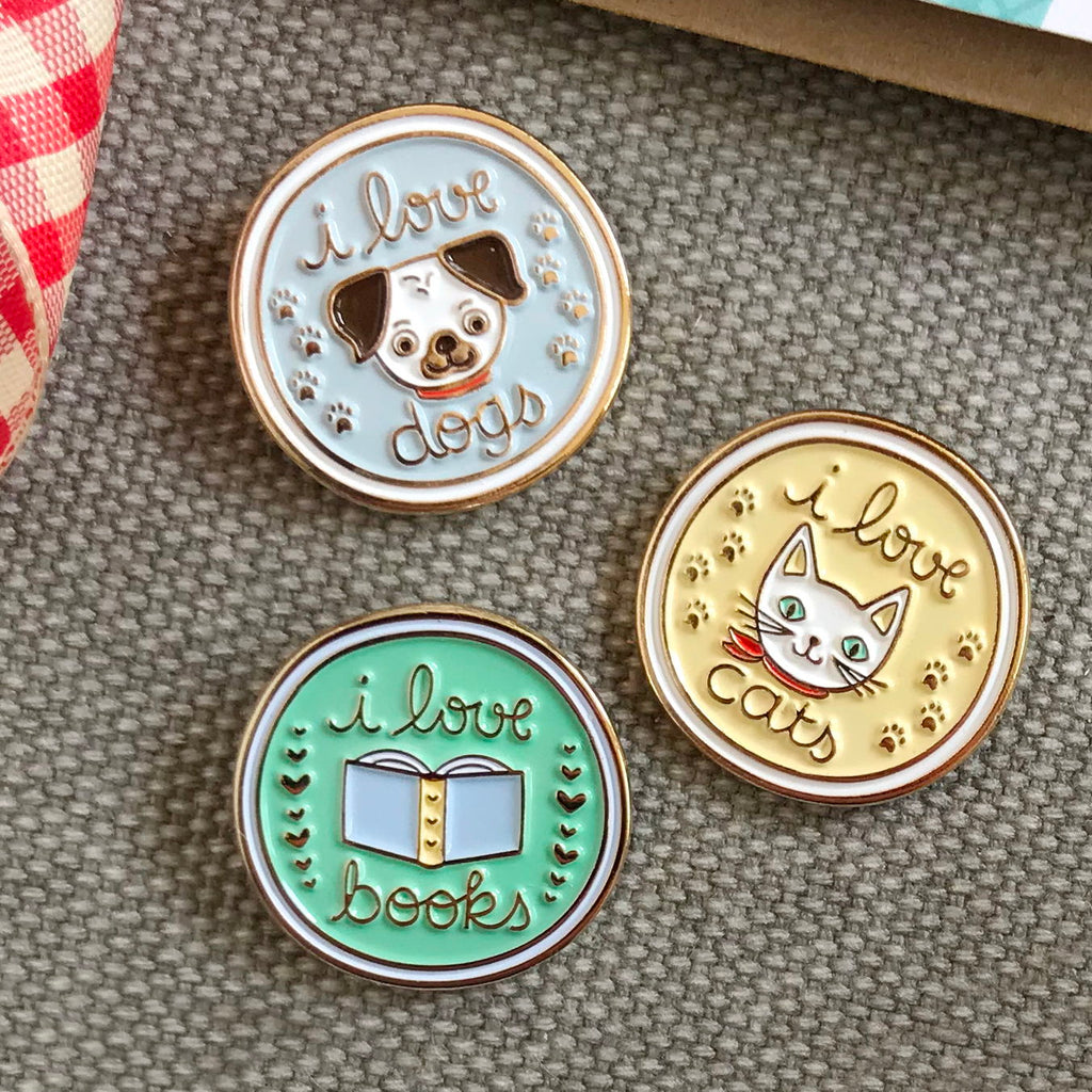 Love Dogs Enamel Pin