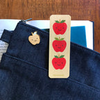 Golden Apple Enamel Pin
