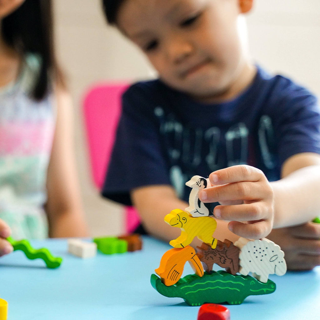 Animal Upon Animal Stacking Game