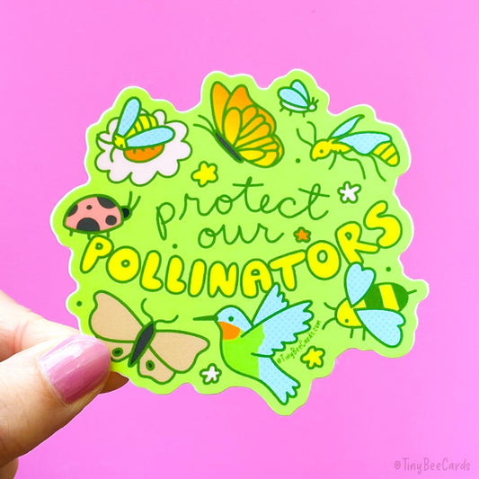 Protect our Pollinators Vinyl Sticker