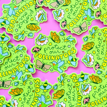 Protect our Pollinators Vinyl Sticker