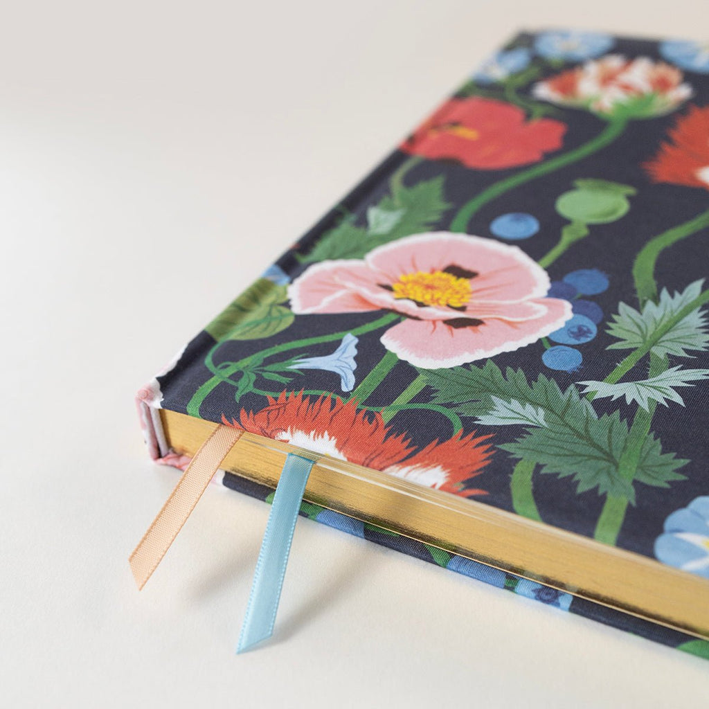 POPPY GARDEN | LINEN BOUND JOURNAL
