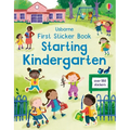 First Sticker Book Starting Kindergarten: A First Day of School Book for Kids