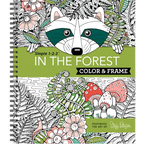Color & Frame - In the Forest (Adult Coloring Book)
