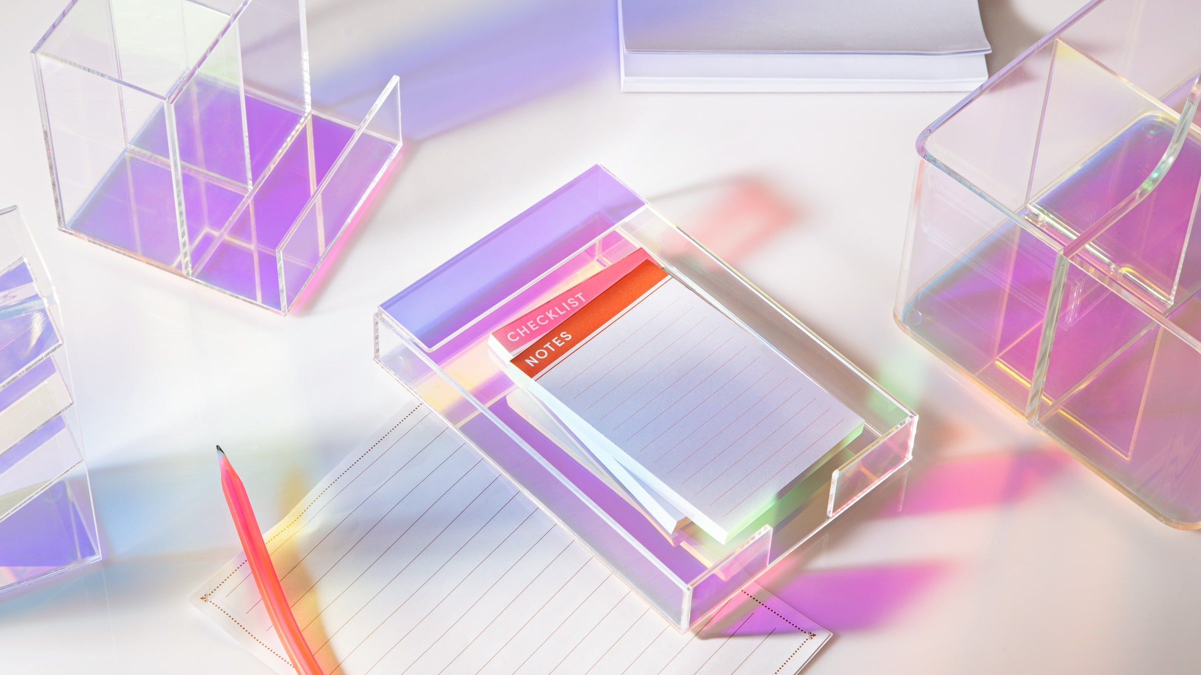 Lumillia Acrylic Desk Organizer