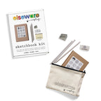 Sketchbook Art Kit - Doodle Set with Paper & Pencils