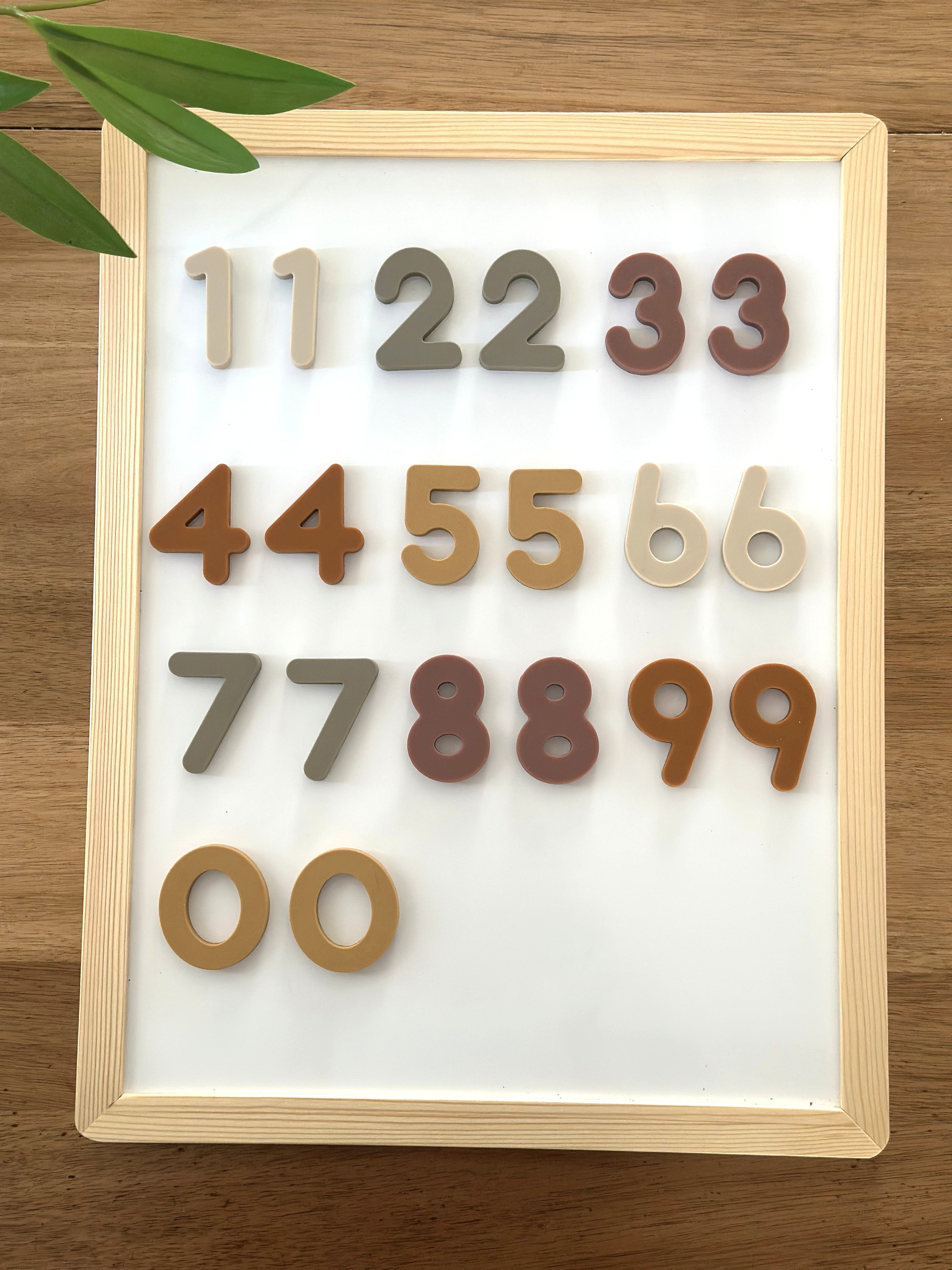 Silicone Magnetic Numbers 20 Piece Playset