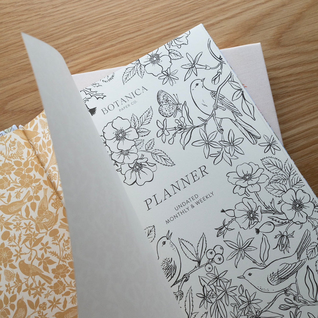 SONGBIRDS| LINEN-BOUND PLANNER