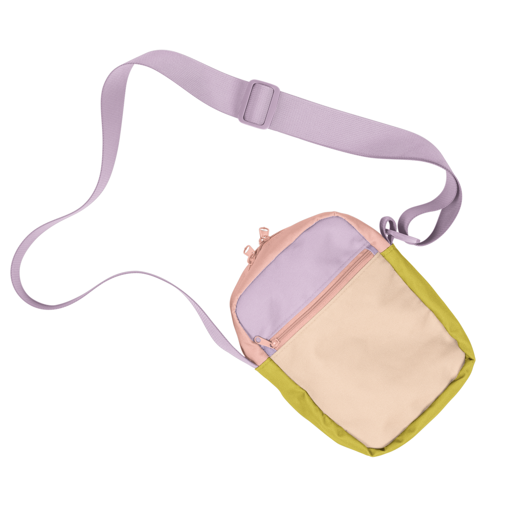 Portrait Crossbody - Peachy Lilac Block