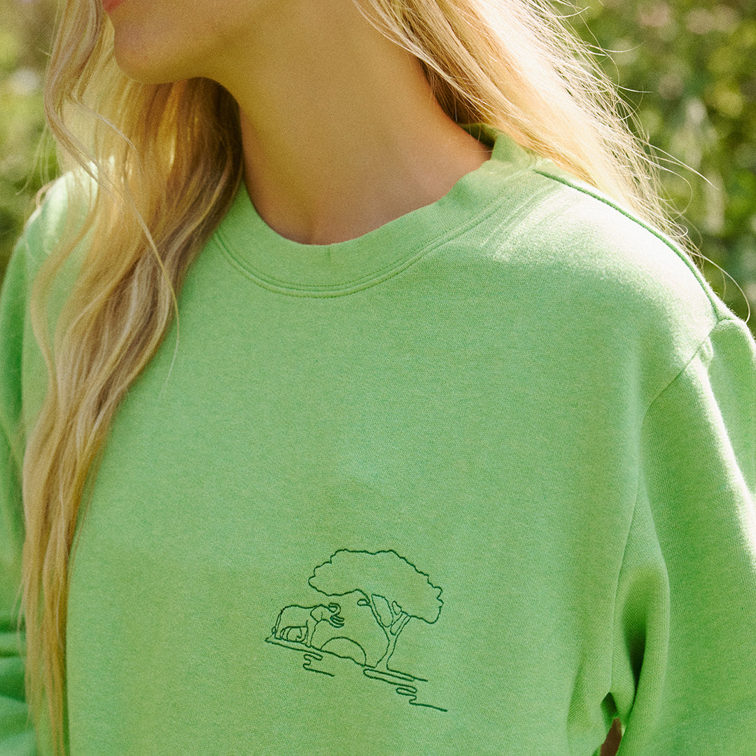 Protect Elephants Crew Sweatshirt
