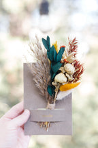 Happy Birthday Mini Bouquet Card | Dried Flower Greeting