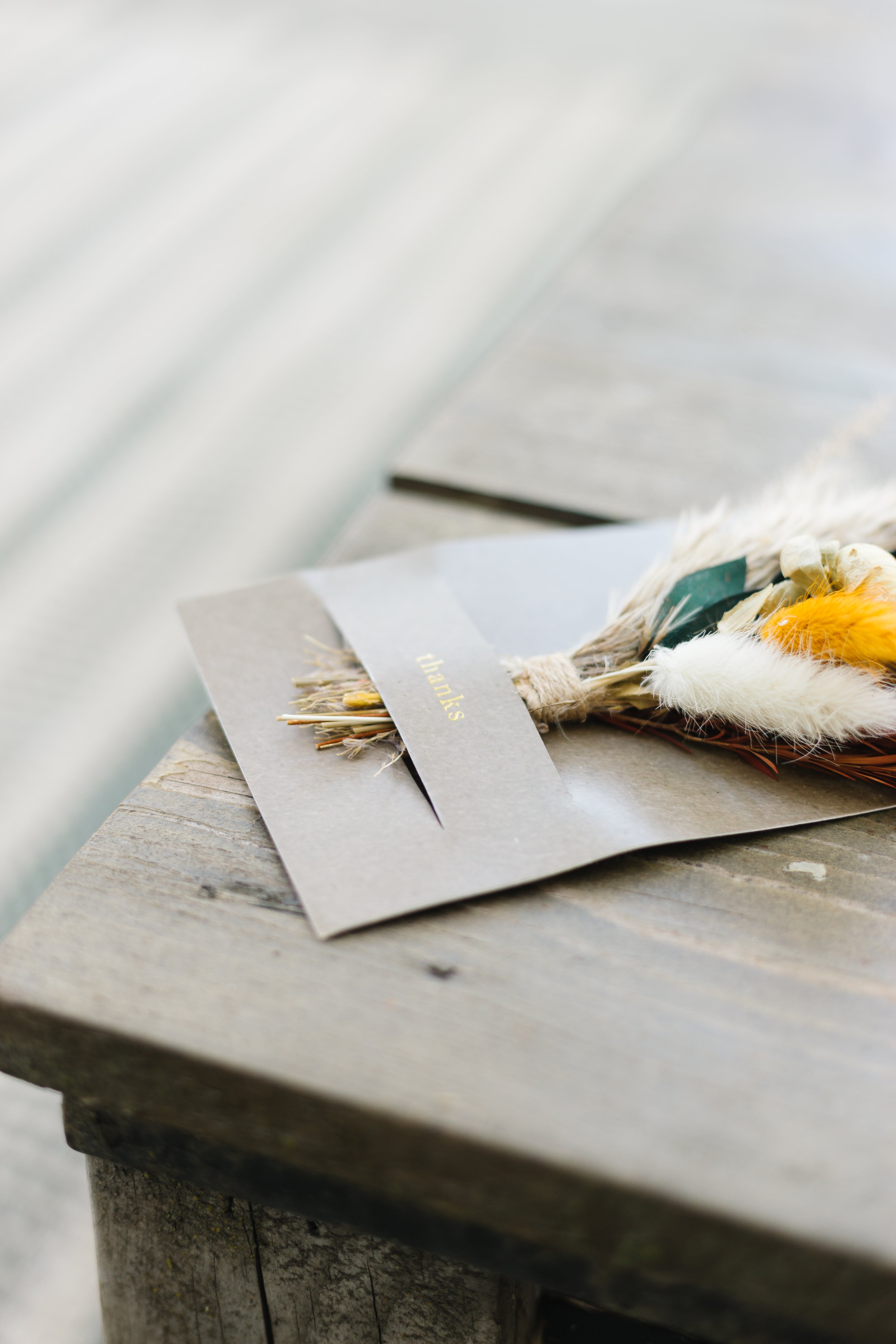 I Love You Mini Bouquet Card | Dried Flower Greeting Card