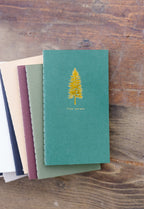 Blue Spruce Mini Saddle Stitch Notebook | Pine Tree Notebook