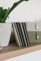 Blank Pocket Saddle Stitch Note Book