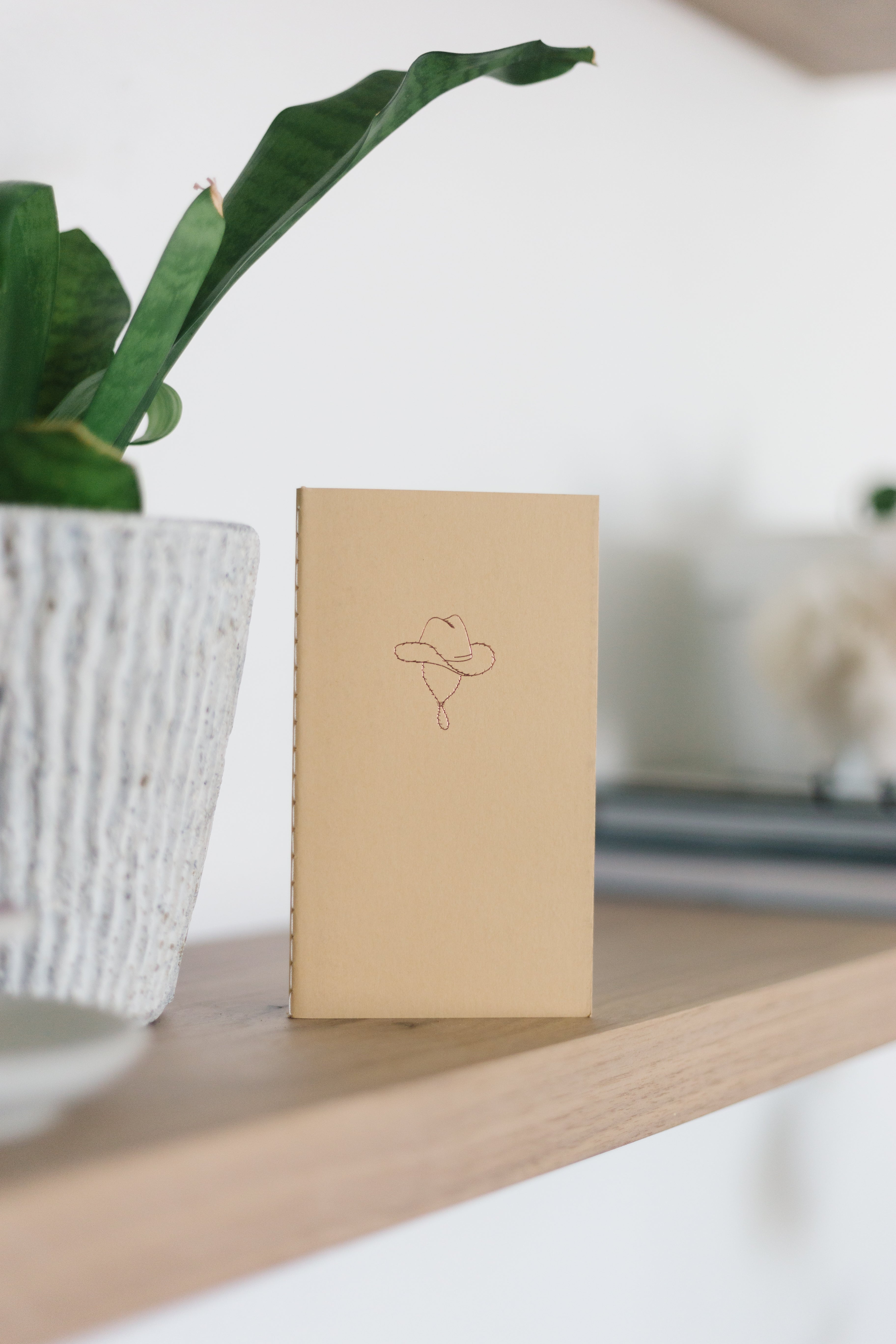 Cowboy Hat Mini Saddle Stitch Notebook