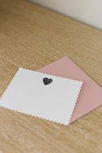 Classic Heart Letterpress Greeting Card | Pretty Everyday Card