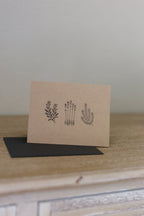 Kitchen Herbs Letterpress Greeting Card | Culinary Card