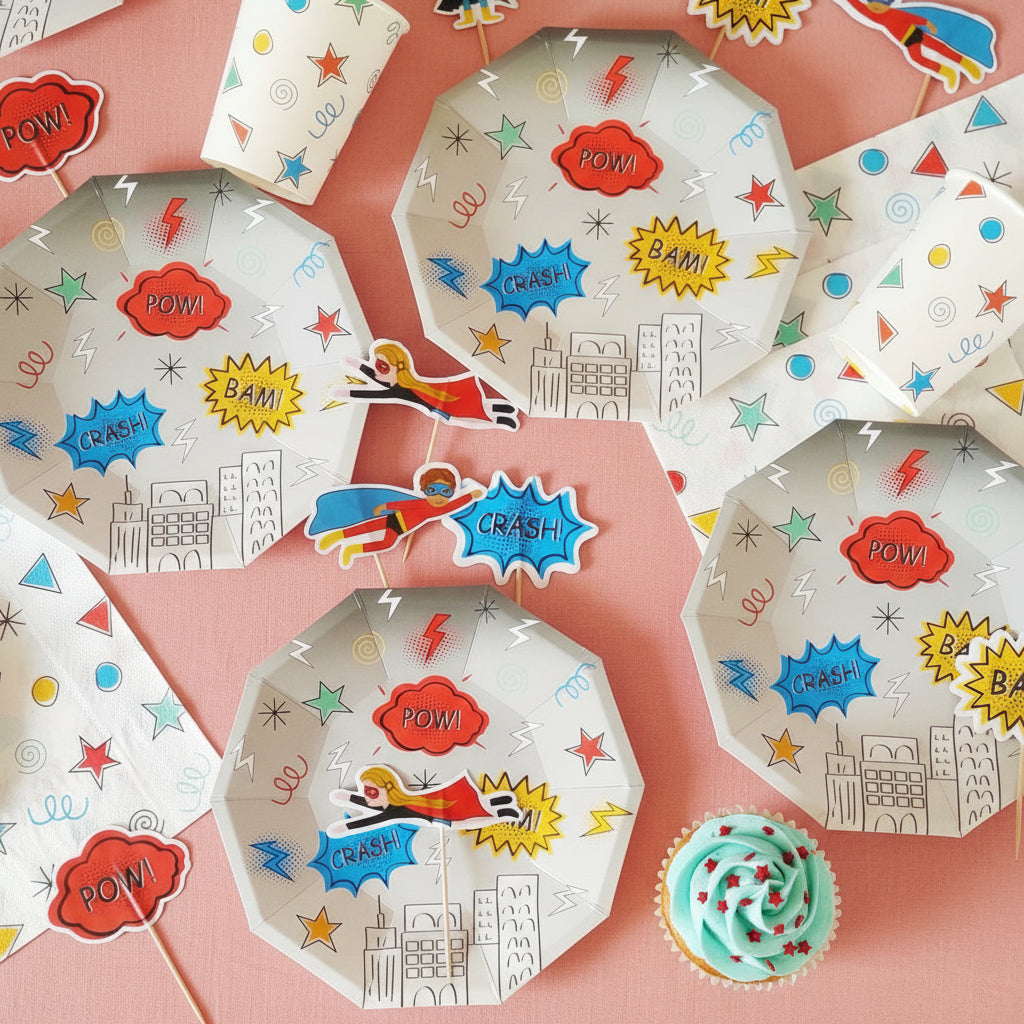 Superhero Party Supplies in a Box
