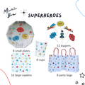 Superhero Party Supplies in a Box