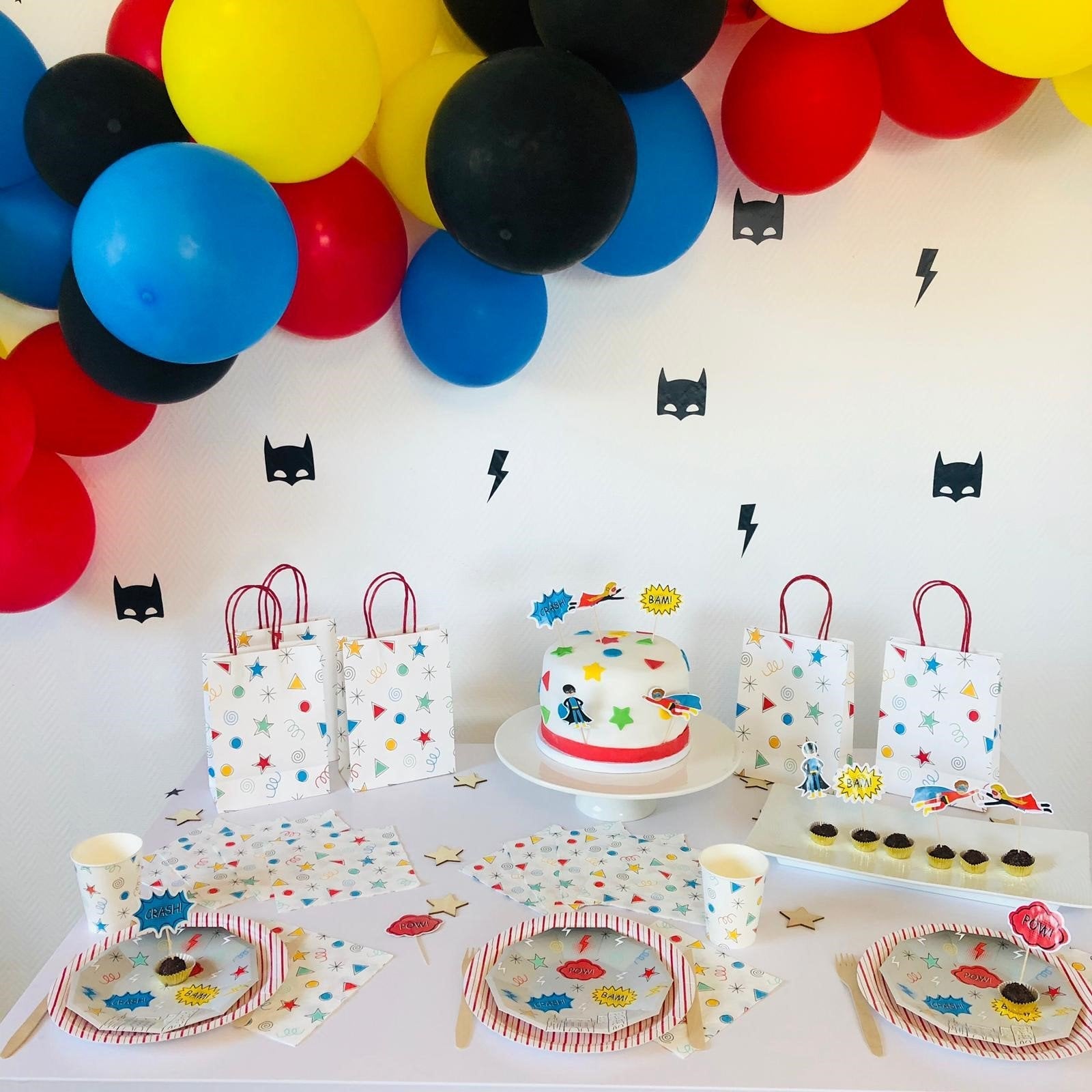 Superhero Party Supplies in a Box