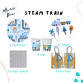 Steam Train Party Supplies in a Box