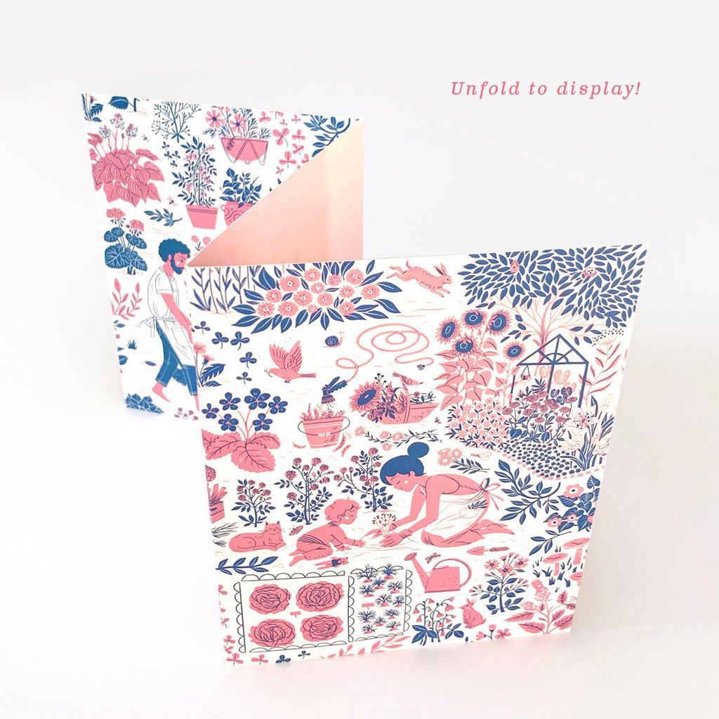 GARDENERS | Tri-Fold Greeting Card